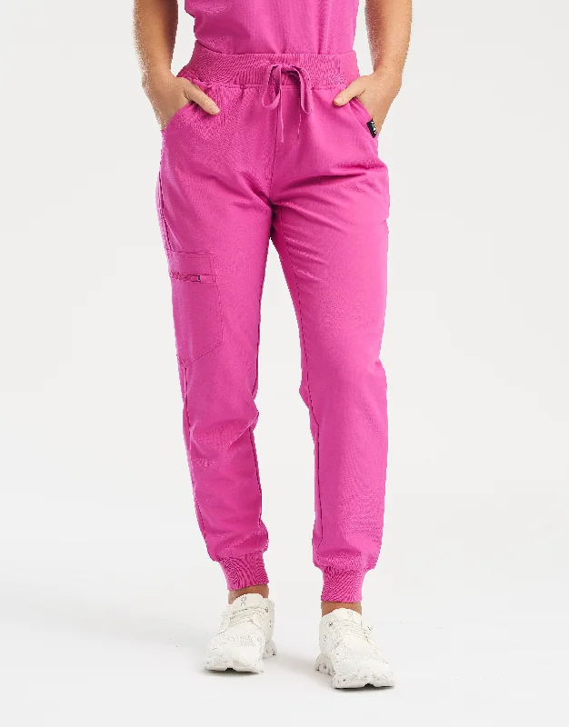 Essential Jogger Scrub Pants - Just Pink Soft Sweatpants Style