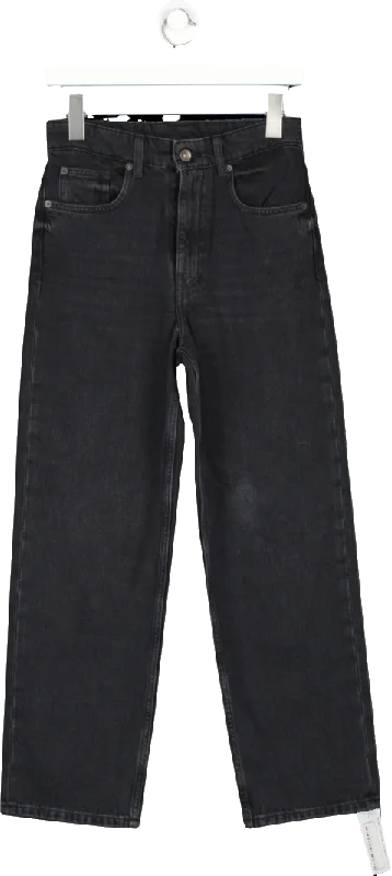 Jigsaw Black Delmont Jean W24 Casual Straight-Leg Jeans