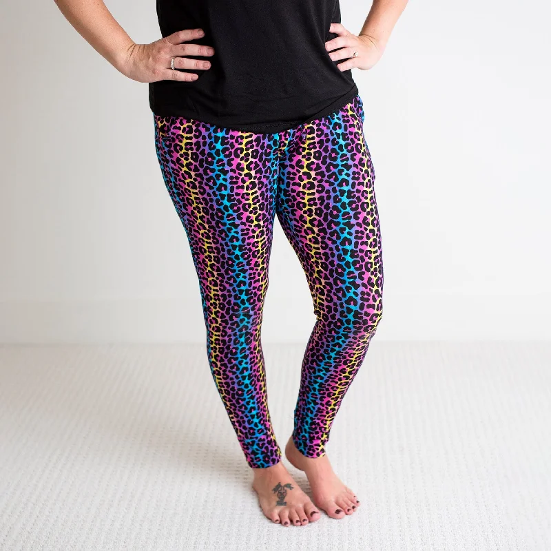 Livin' La Cheetah Loca Mama Pants Casual Track Pants