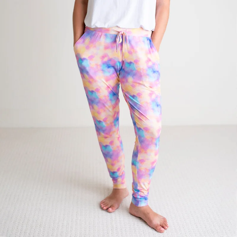 Cotton Candy Sky Mama Pants Trendy Tapered Pants