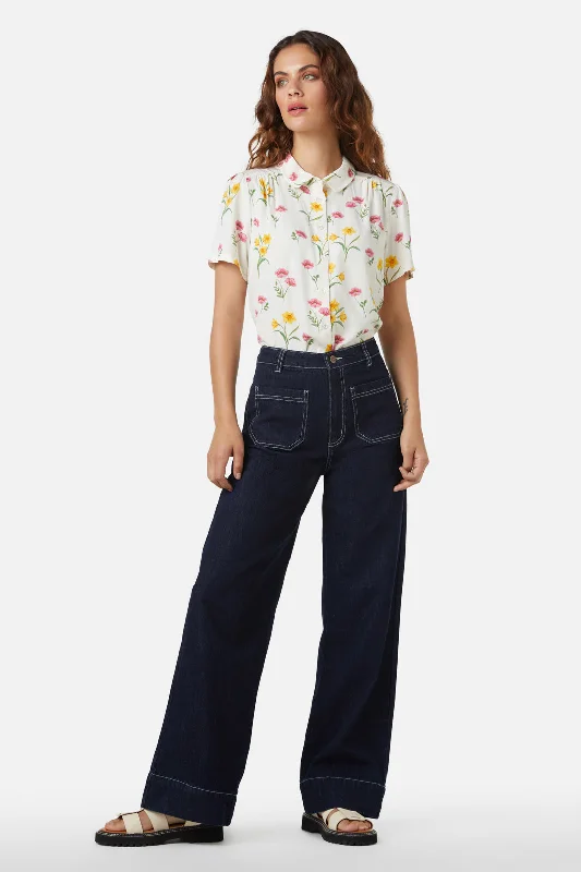 Cara Jean Chic Vintage-Inspired Denim Jeans