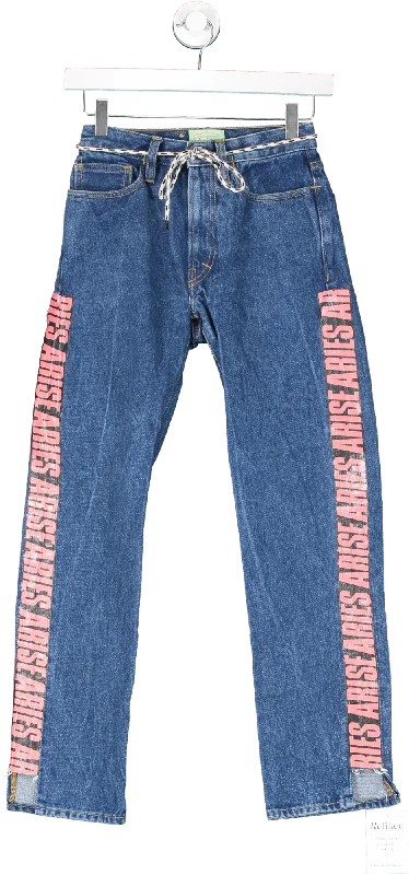 Blue Aries Jean UK XXS Trendy Plus Size Jeans