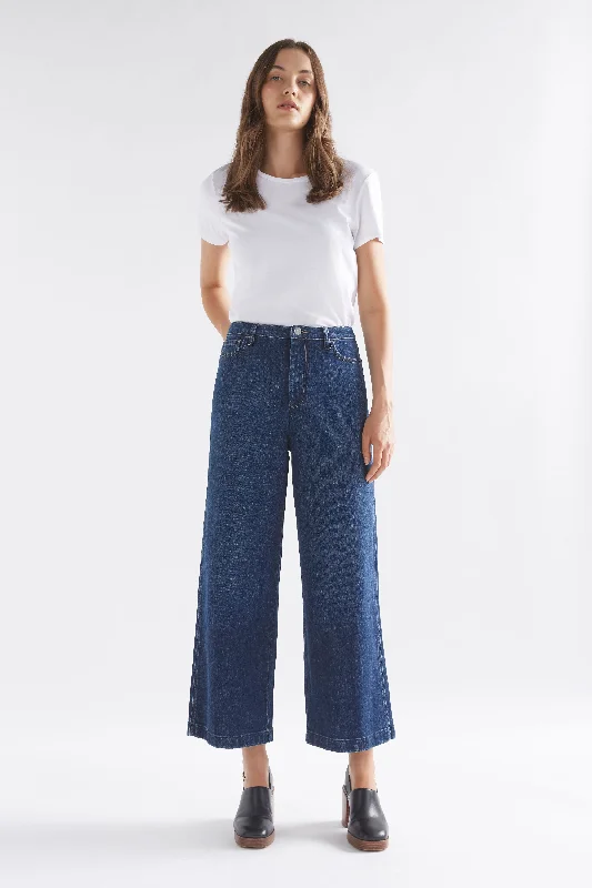 Tovi Regen Jean Chic Rip-Detail High-Waist Jeans