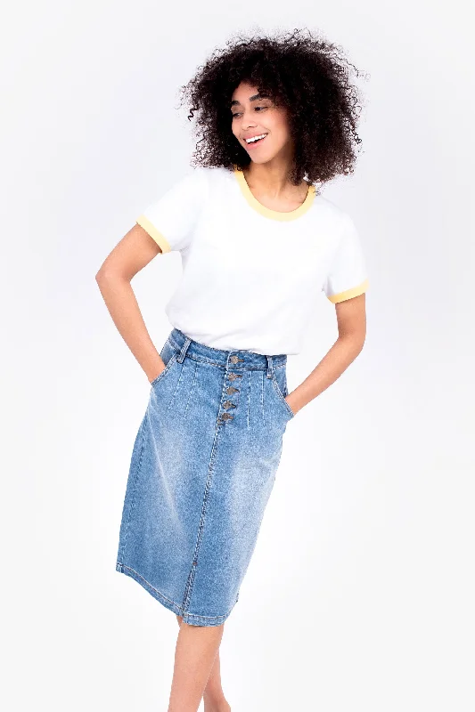 Denim Skirt corduroy skirt durable