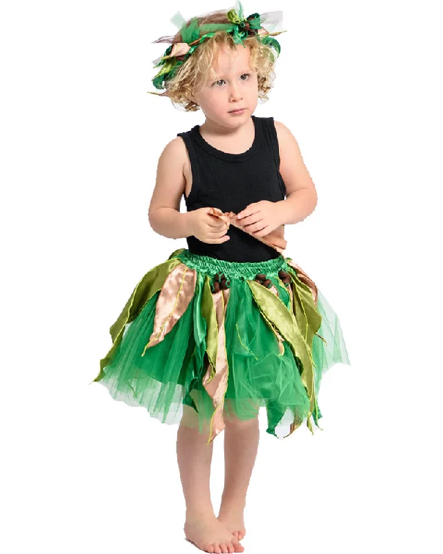 Green Gum Blossom Deluxe Kids Skirt lace skirt delicate