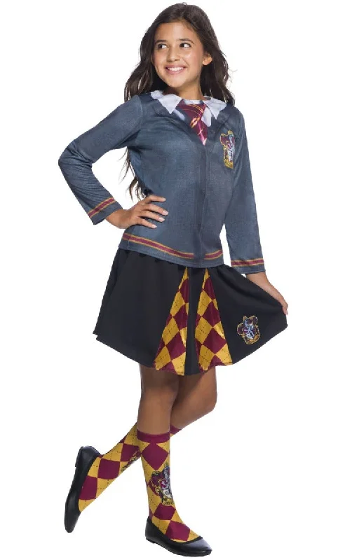 Harry Potter Gryffindor Girls Book Week Costume Skirt velvet skirt luxurious