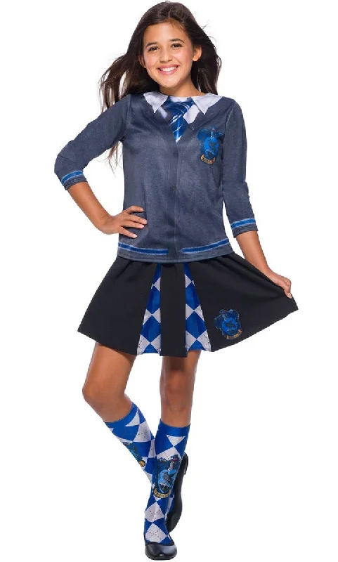 Harry Potter Ravenclaw Girls Book Week Costume Skirt cashmere skirt fine