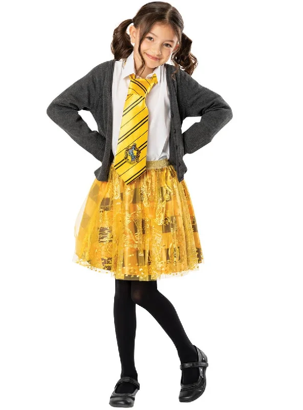 Harry Potter Hufflepuff Girls Tutu Costume Skirt leather skirt bold