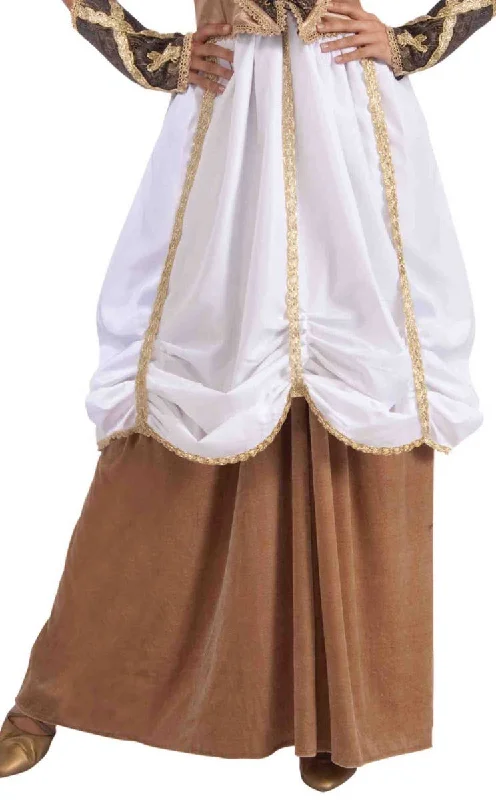 Medieval Lady Womens Costume Skirt silk skirt sleek