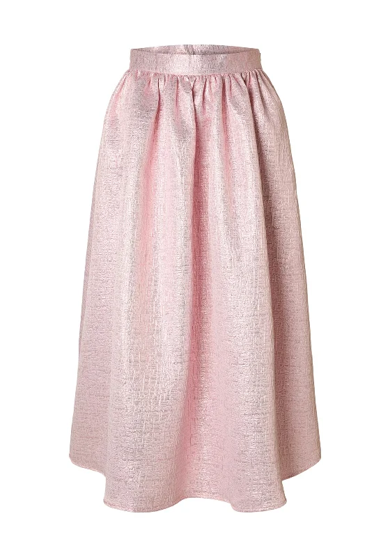 Selected Femme Ella Violet Maxi Skirt, Pink vintage skirt charm