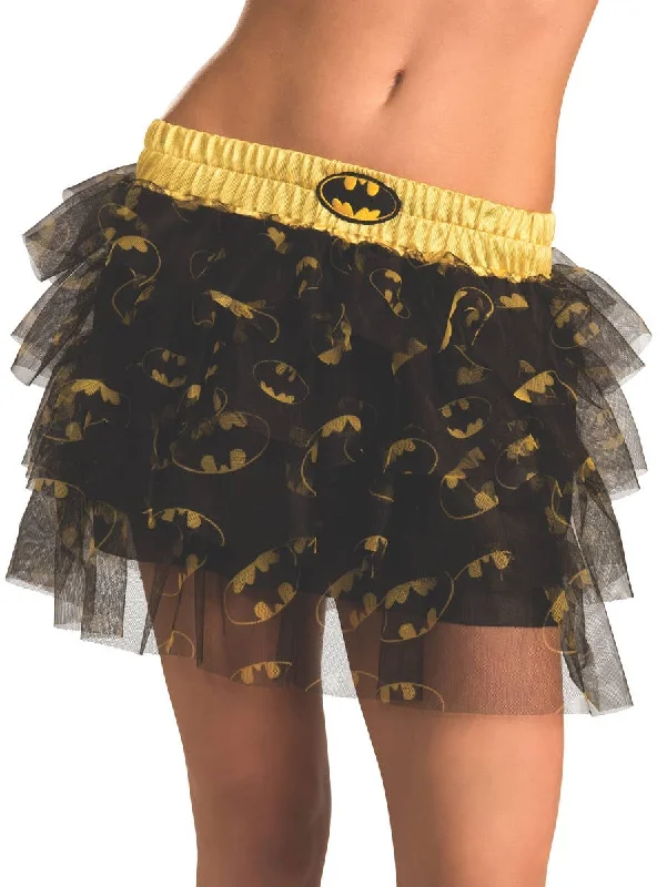 DC Batman Womens Ruffled Costume Skirt chiffon skirt floaty