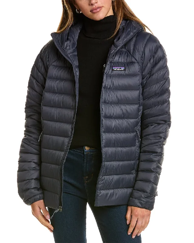 Patagonia Lightweight Down Jacket Trench Coat Raincoat Waterproof Jacket