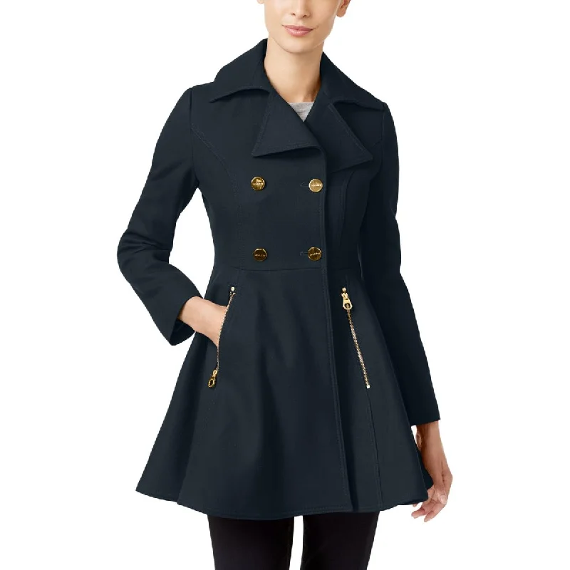 Womens Fall Long Military Jacket Satin Fabric Silk Fabric Chiffon Fabric
