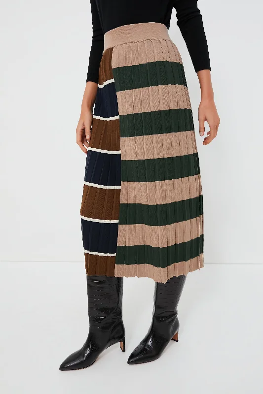 Camel Gabriel Skirt wool skirt sturdy