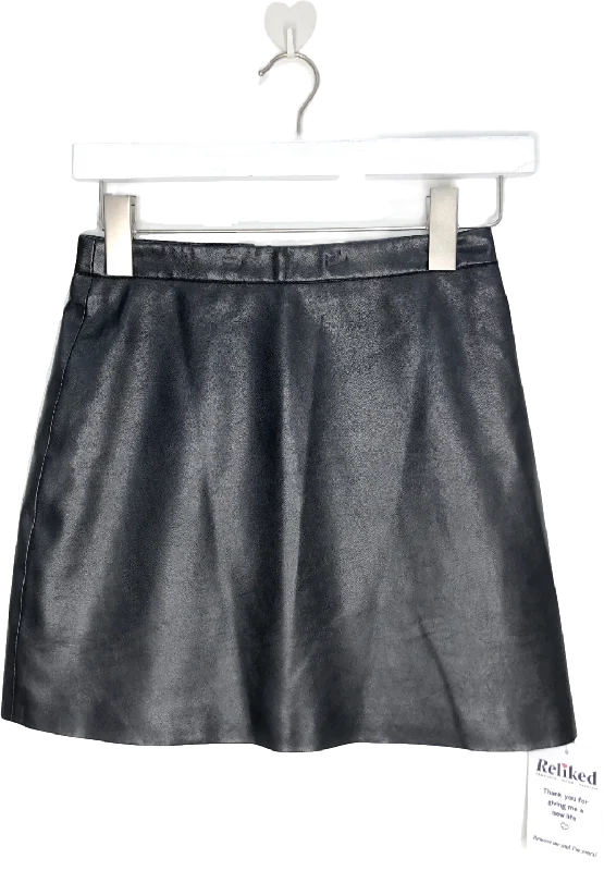 Dancing Leopard Black Harley Skirt UK 6 lace skirt elegant