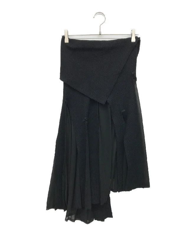 [Pre-owned] COMME des GARCONS Cutting Layered Skirt GG-S027 velvet skirt sumptuous