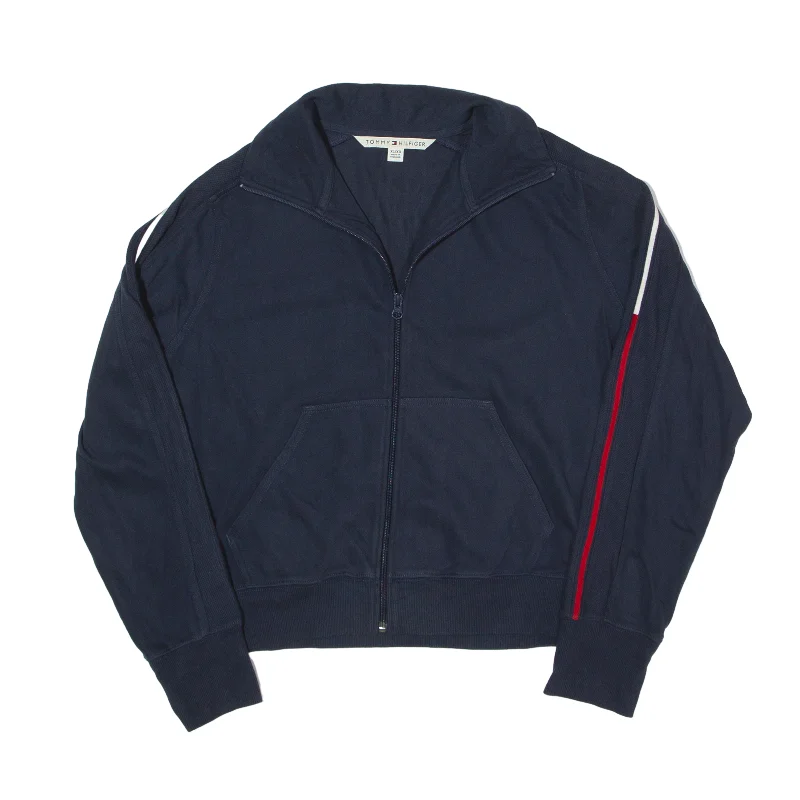 TOMMY HILFIGER Track Jacket Blue Womens XL Jacket Blazer Coat