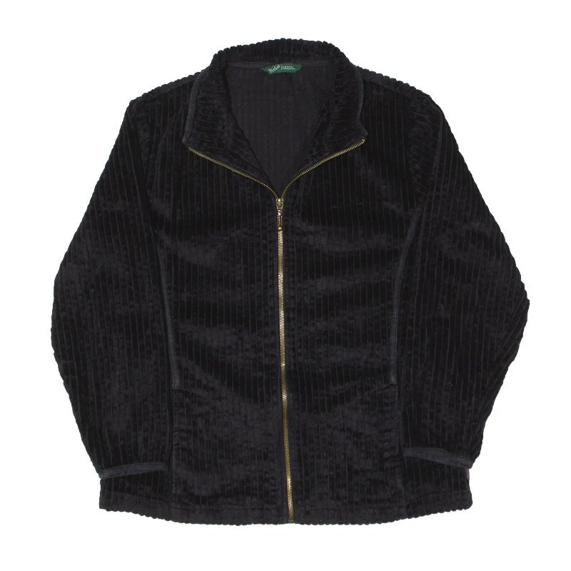 WOOLRICH Track Velvet Jacket Black Womens S Insulated Jacket Fitted Jacket Loose Jacket